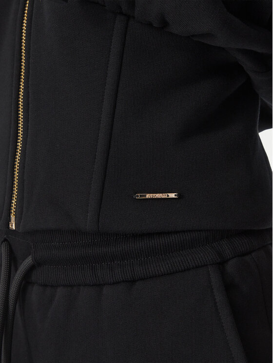 Just Cavalli Just Cavalli Суитшърт 81PAIE22 CF102 Черен Regular Fit