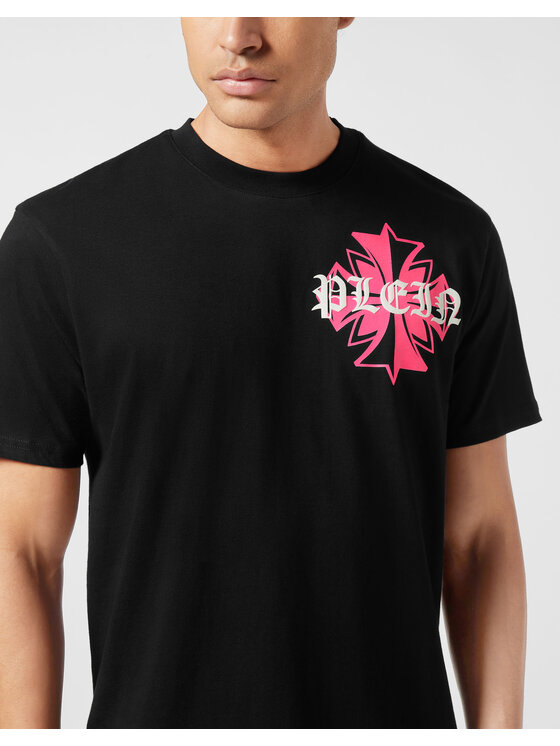 PHILIPP PLEIN PHILIPP PLEIN T-Shirt 26213 Czarny Regular Fit
