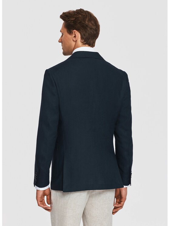 Pako Lorente Pako Lorente Marynarka P26SF-3X-026 Granatowy Slim Fit