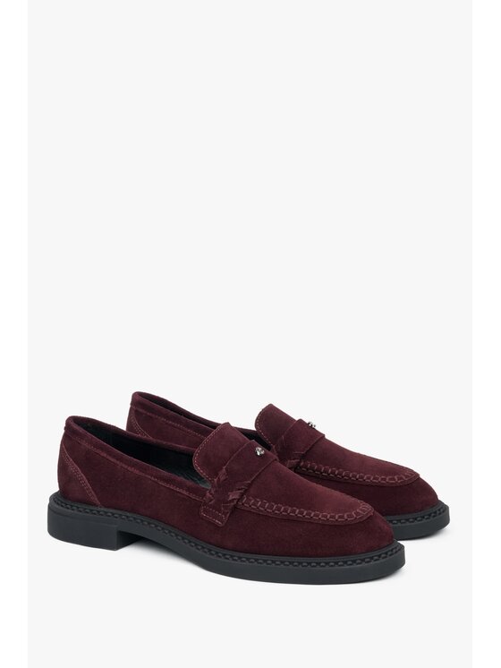 Estro Estro Loafers ER00117027 Bordová