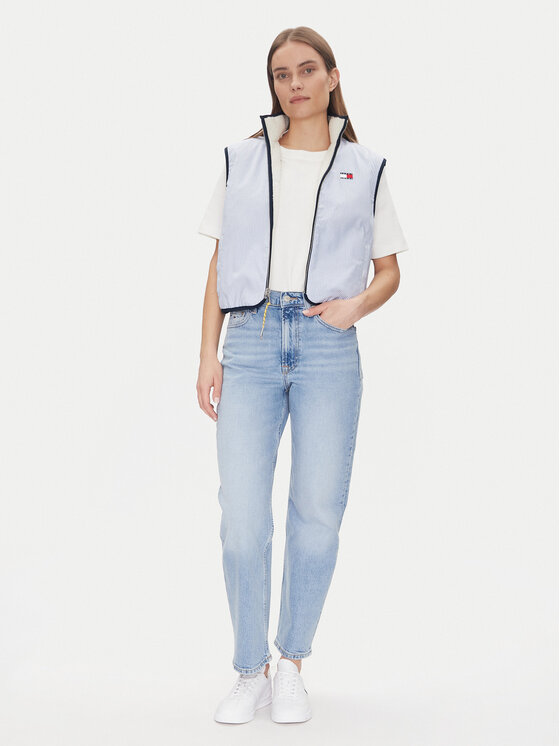 Tommy Jeans Tommy Jeans Traperice Layla Hr Slim Str Bi0112 Co DW0DW20643 Plava Regular Fit