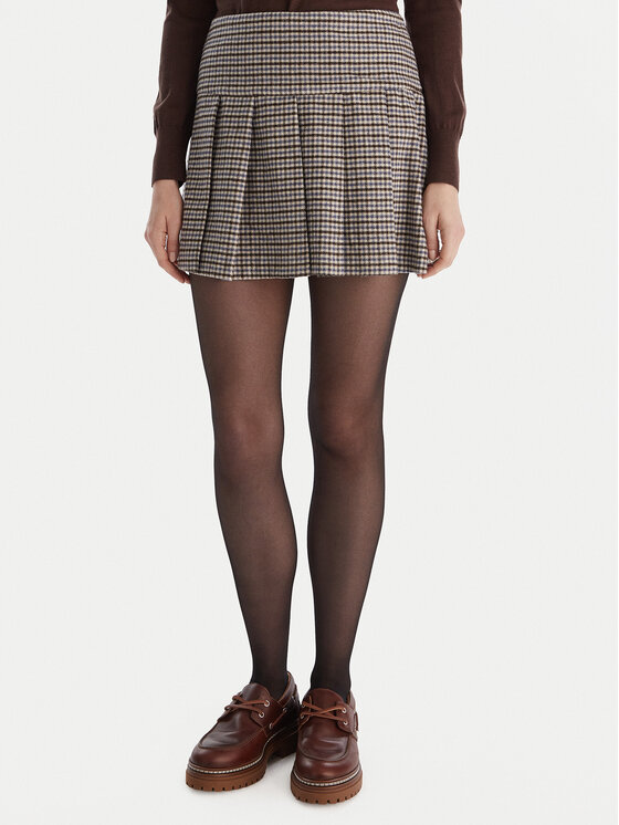 MAX&Co. MAX&Co. Mini sukně Canto 2526106064200 Hnědá Regular Fit