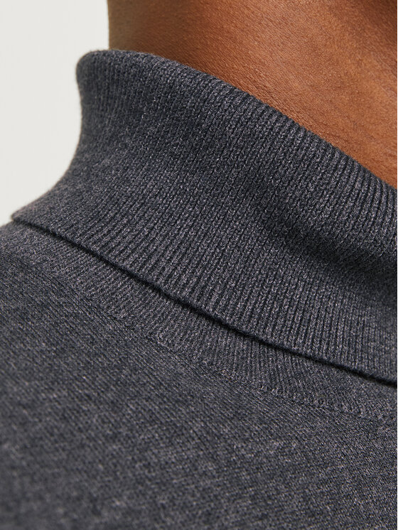 Jack&Jones Jack&Jones Rollkragenpullover Basic 12258051 Grau Regular Fit