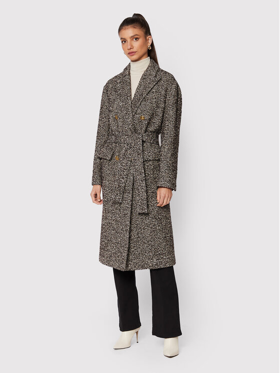 Pinko Prechodný kabát Camille 1G18CN A03H Hnedá Regular Fit