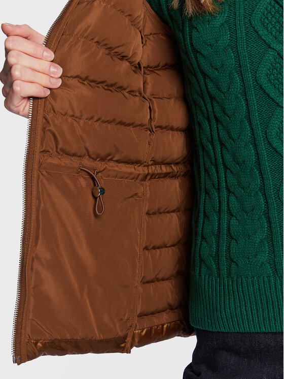 Tommy Hilfiger Tommy Hilfiger Μπουφάν πουπουλένιο Feminne WW0WW37264 Καφέ Regular Fit