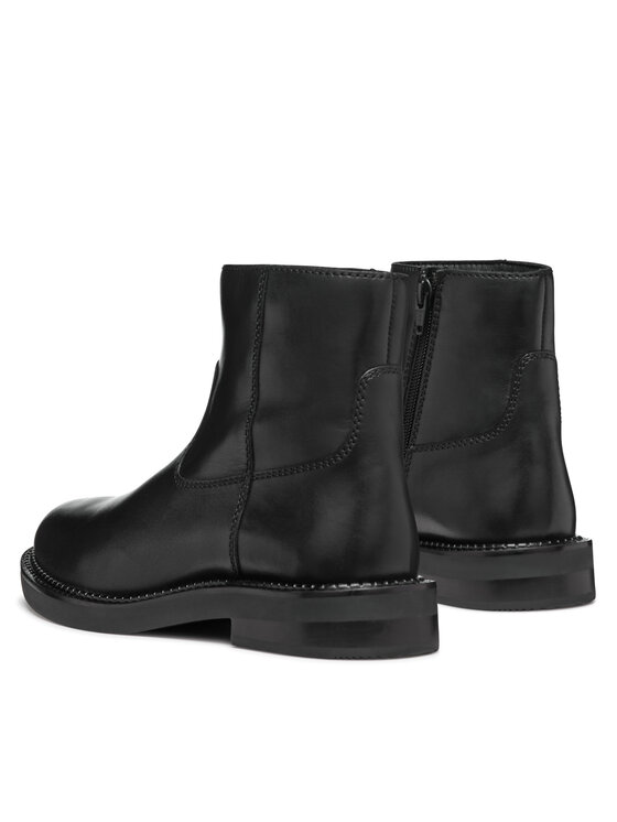 Geox Geox Polokozačky D Serilda D46WYB 00043 C9999 Černá