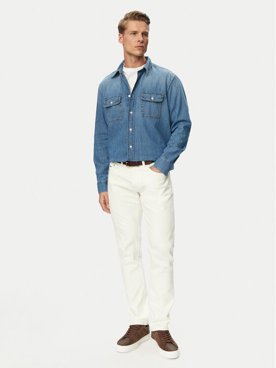 Tommy Jeans Tommy Jeans Jeanshemd DM0DM23028 Blau Relaxed Fit