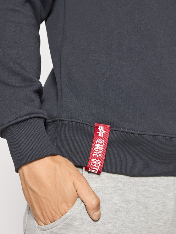 Alpha Industries Alpha Industries Mikina Basic 178302 Tmavomodrá Regular Fit