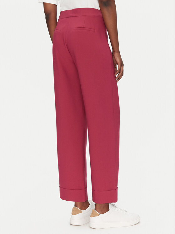 ONLY ONLY Hlače iz tkanine Casey 15338822 Vijolična Cropped Fit