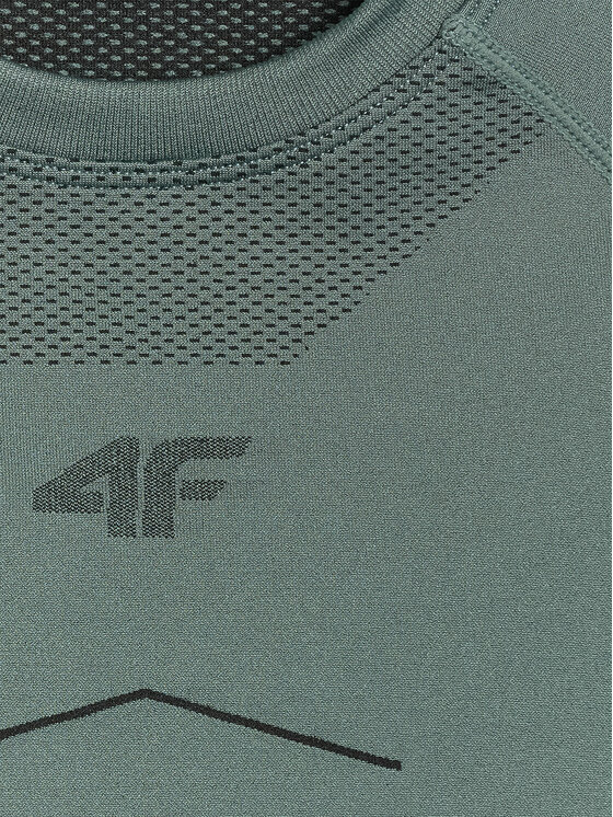 4F 4F Bielizna termoaktywna górna 4FJWAW25USEAM248-44S Zielony Regular Fit