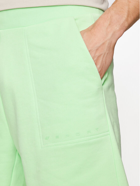 4F 4F Спортни шорти 4FWSS24TSHOM330 Зелен Regular Fit