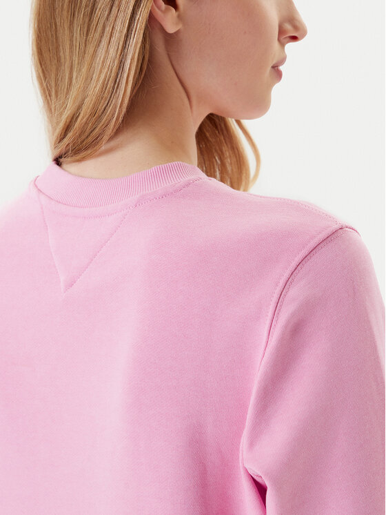 Tommy Jeans Tommy Jeans Felpa Essential DW0DW20942 Rosa Regular Fit
