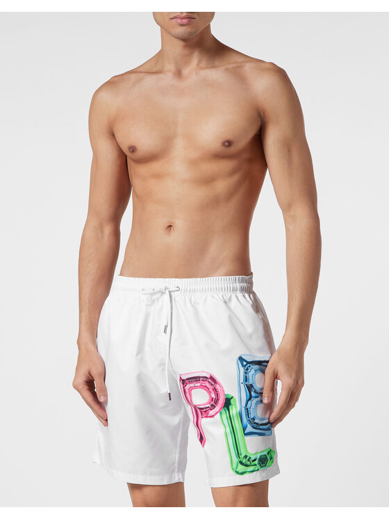 PHILIPP PLEIN PHILIPP PLEIN Kąpielówki 9647 Biały