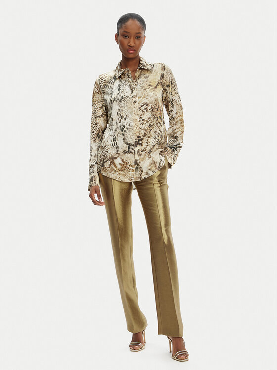 Marciano Guess Marciano Guess Pantaloni di tessuto 5GGB18 7312A Beige Regular Fit
