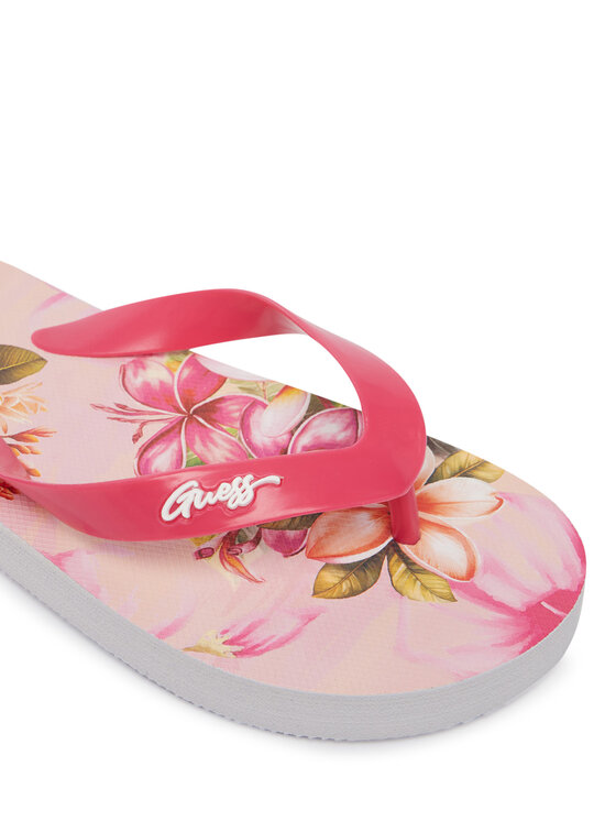 Guess Guess Čības uz pirksta J6GZ25 WO780 Tumši rozā