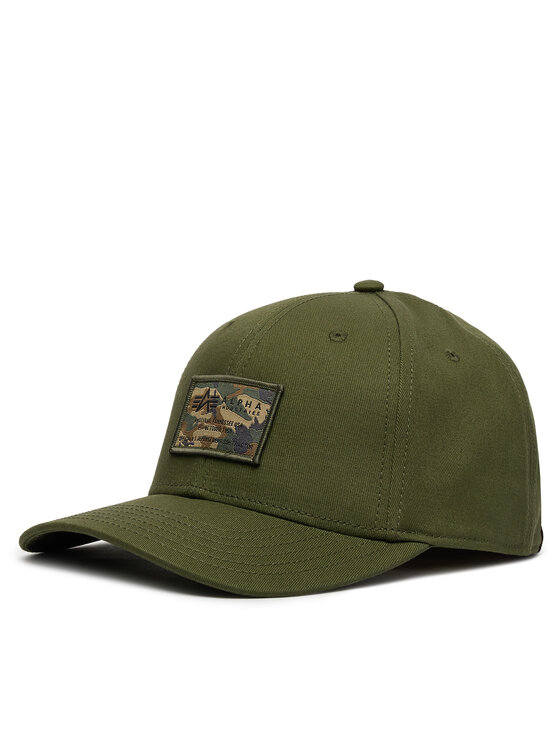 Alpha Industries Alpha Industries Czapka z daszkiem Crew Camo 156903 Zielony