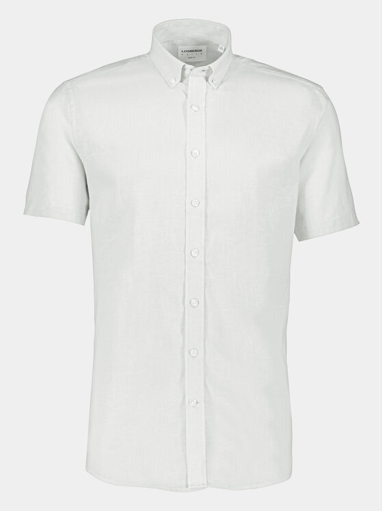 Lindbergh Lindbergh Košeľa 30-203345A Zelená Slim Fit