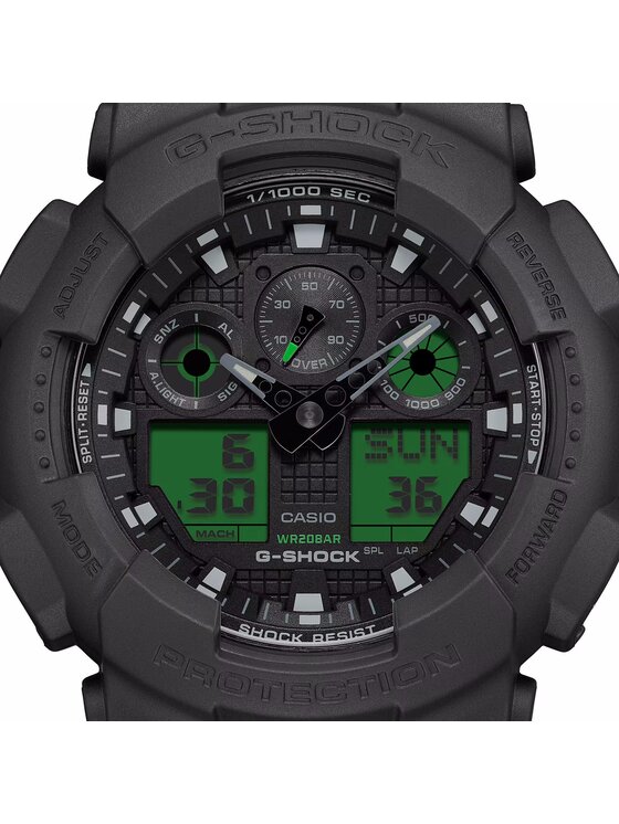 G-Shock G-Shock Zegarek GA-100BEG-1AER Czarny