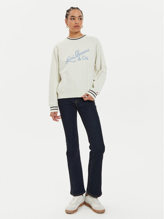 Levi's® Levi's® Mikina Heritage 0002L-0001 Écru Regular Fit