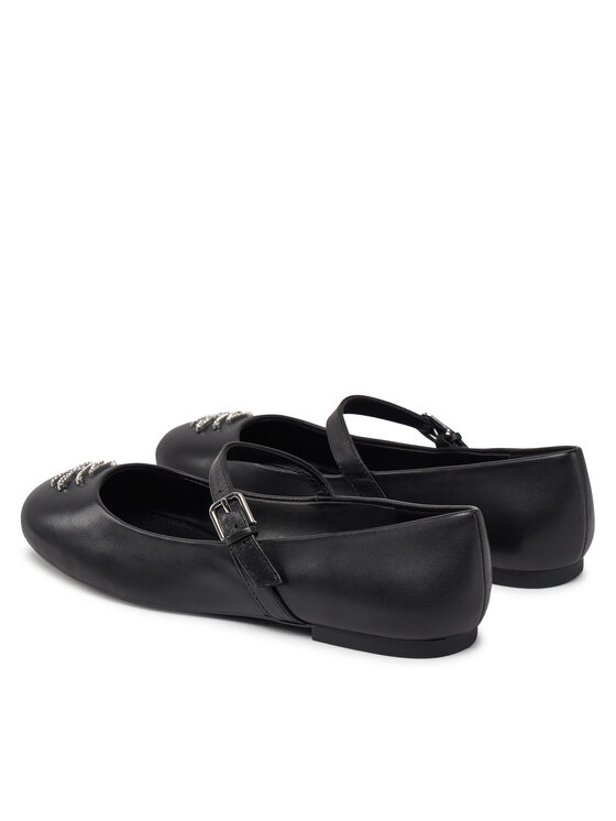 KARL LAGERFELD KARL LAGERFELD Baleriny Karo KL40121S Czarny