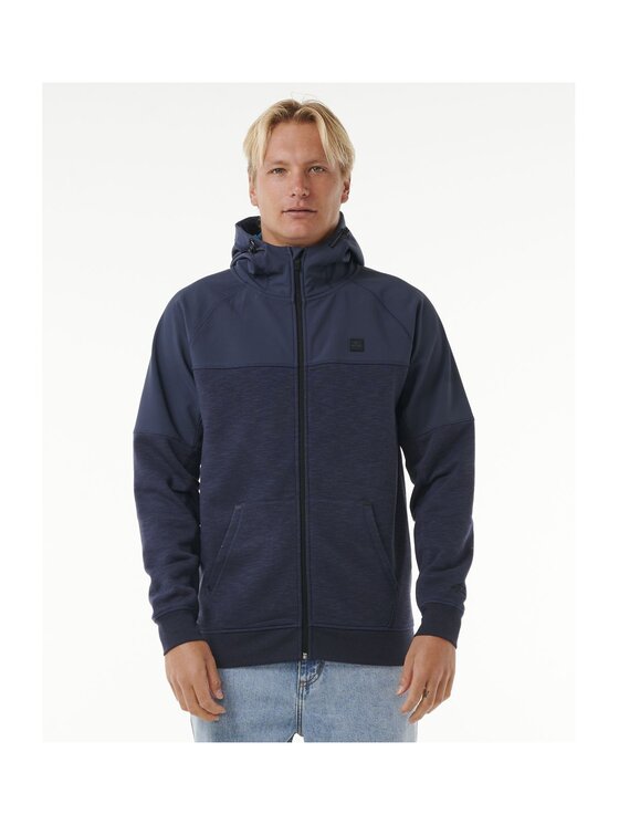 Rip Curl Rip Curl Bluza Anti Series Viral Zip Thru Fioletowy Standard Fit