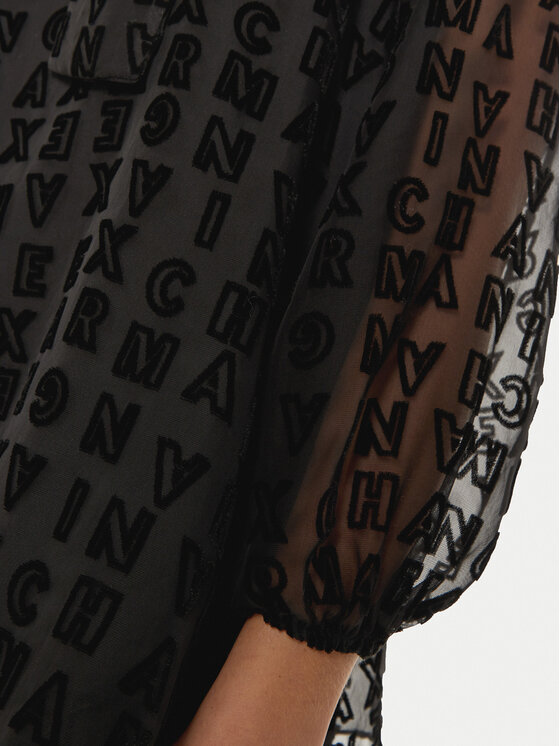 Armani Exchange Armani Exchange Igapäevane kleit 6DYA52 YN1ZZ 1200 Must Regular Fit