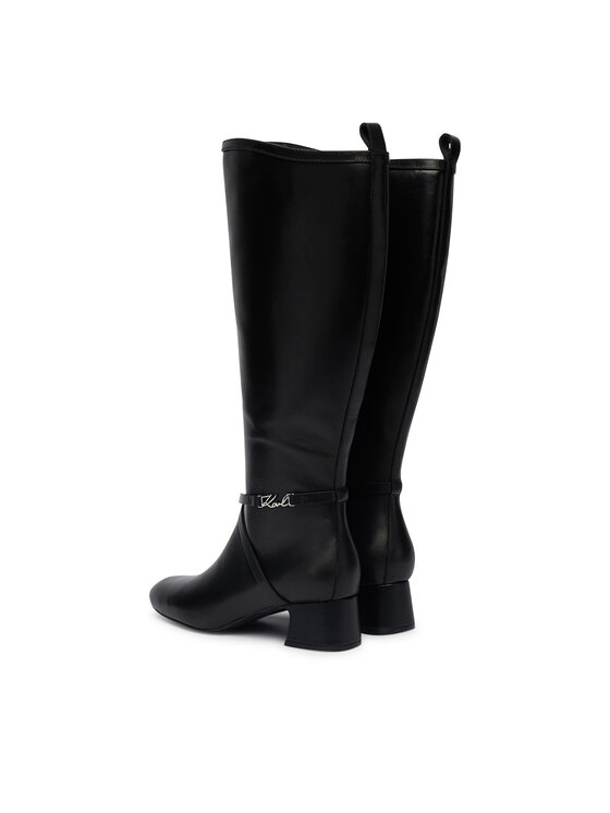 KARL LAGERFELD KARL LAGERFELD Kozačky KL30375 Černá