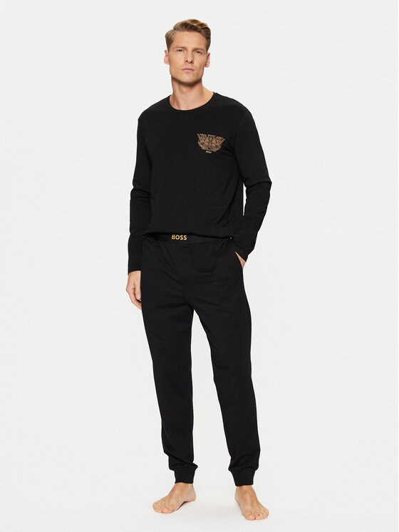 BOSS BOSS Pižama LNY 50514892 Črna Regular Fit