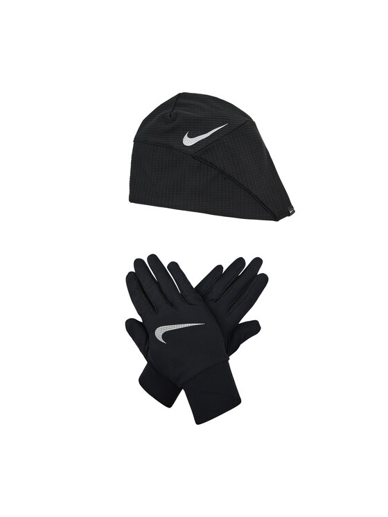 Set mănuși și căciulă Nike N1000594 Negru