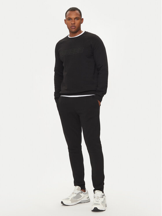 Guess Guess Džemperis New Adwin Z4YQ16 K9V31 Juoda Regular Fit