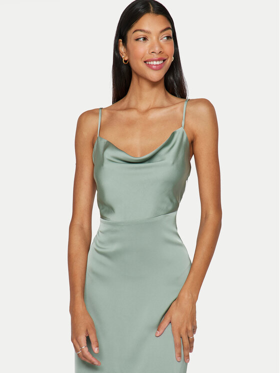 Vila Vila Rochie cocktail Ravenna 14085601 Verde Regular Fit
