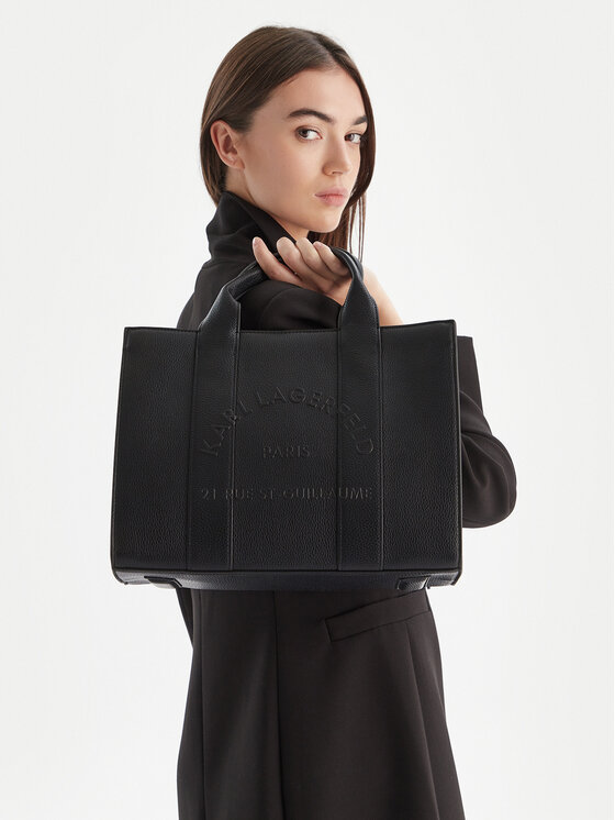 KARL LAGERFELD KARL LAGERFELD Ročna torba A4W30264 Črna