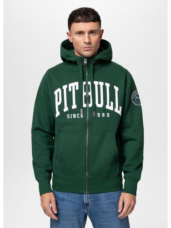 PITBULL PITBULL Bluza NORTON Zielony Regular Fit