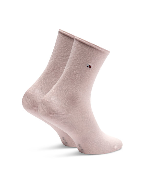 Tommy Hilfiger Tommy Hilfiger 2er-Set hohe Damensocken 371221107 Rosa