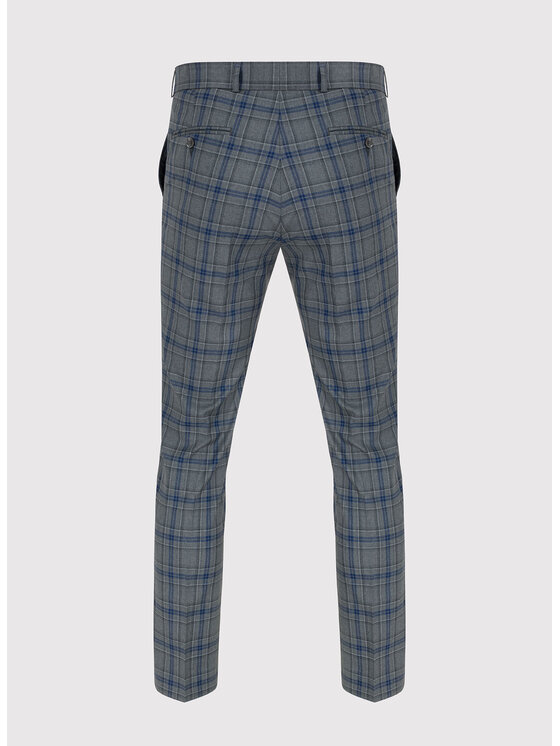 Pako Lorente Pako Lorente Spodnie garniturowe P22WP-6G-033 Szary Slim Fit