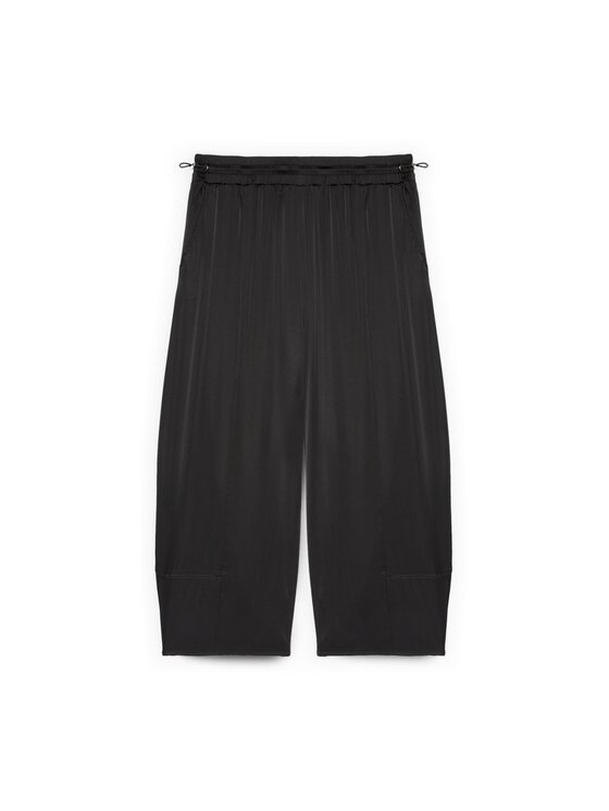Fiorella Rubino Fiorella Rubino Spodnie materiałowe P021E000068N033 Czarny Cropp Fit