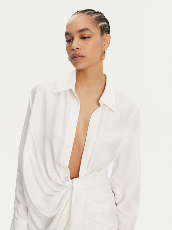 JACQUEMUS JACQUEMUS Sukienka koktajlowa 213DR009-1020 Biały Regular Fit