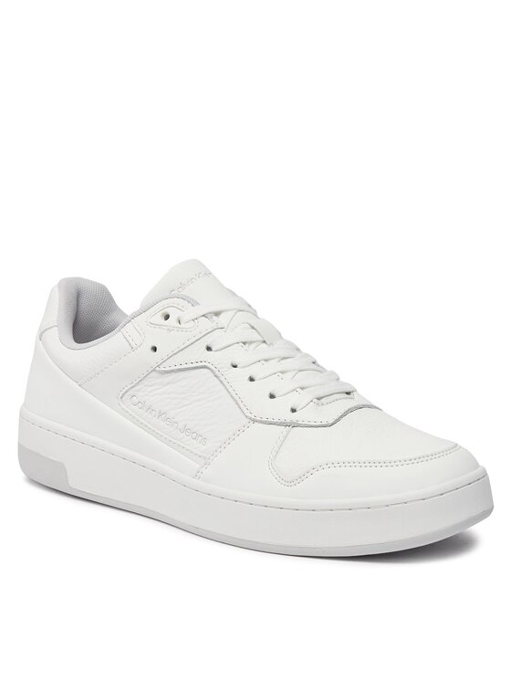 Calvin Klein Jeans Calvin Klein Jeans Tossud Basket Cupsole Low Lth In Sat YM0YM00867 Valge