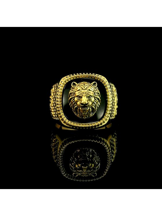 Guess Guess Pierścionek JUMR04003JWYGBK64 Złoty