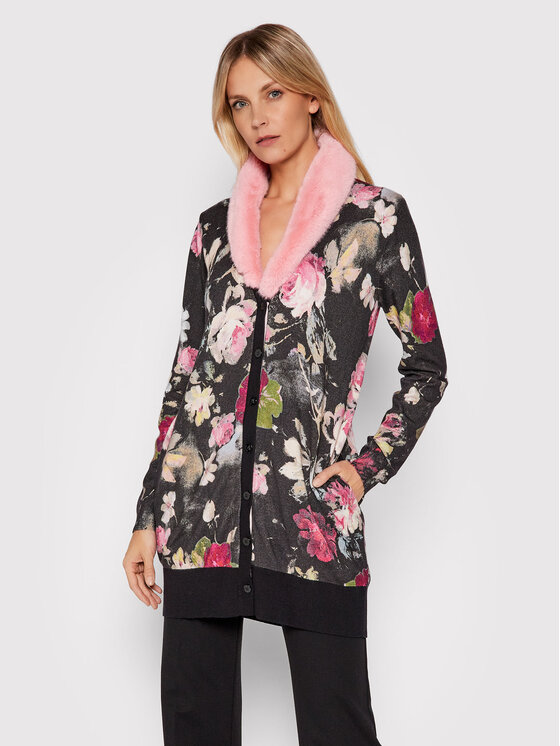 Blugirl Blumarine Pletena jopica RH1106-MAB01 Črna Regular Fit