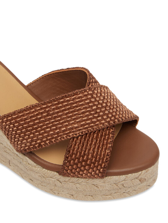 Castañer Castañer Espadryle Becca/8ED/298 Brązowy