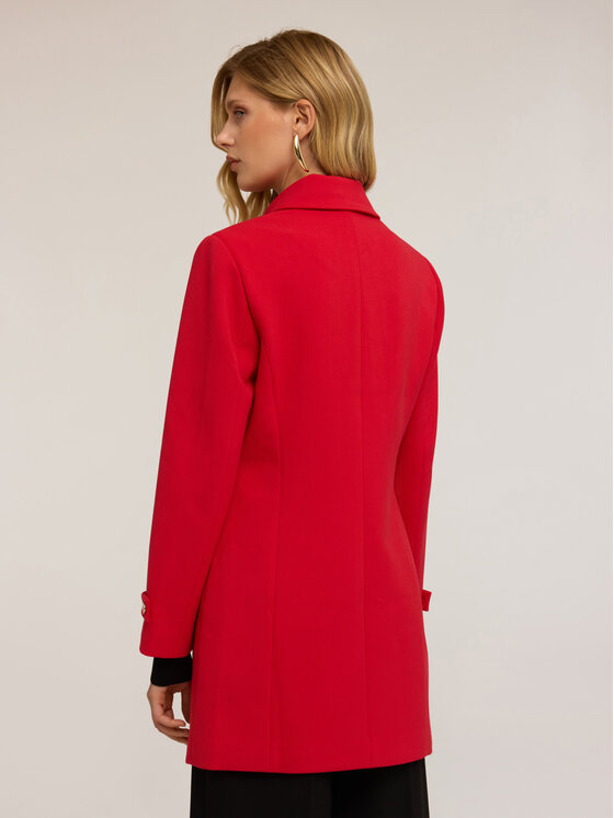 Motivi Motivi Cappotto 0003Q000625N016 Rosso Regular Fit