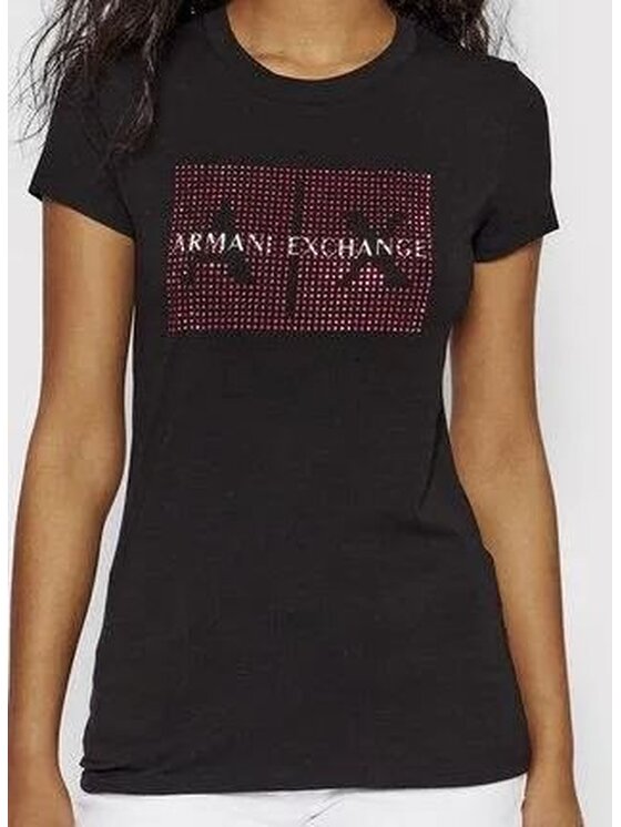Armani Exchange Armani Exchange T-Shirt 3LYTAP YJC7Z1200 Czarny Slim Fit