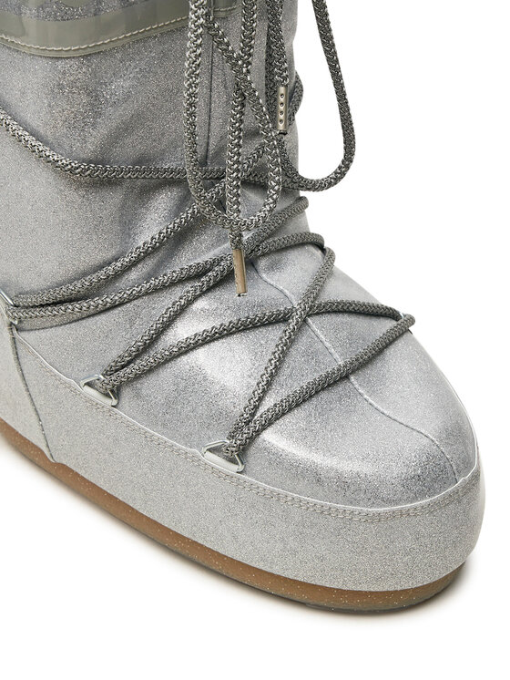 Moon Boot Moon Boot Čizme za snijeg Icon Glitter 80D1402850 Srebrna