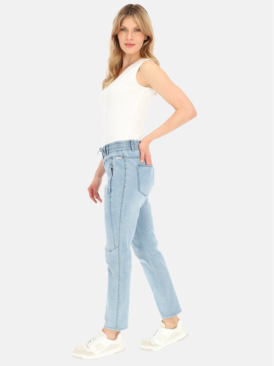 Red Button Red Button Spodnie damskie Tessy Niebieski Relaxed Fit