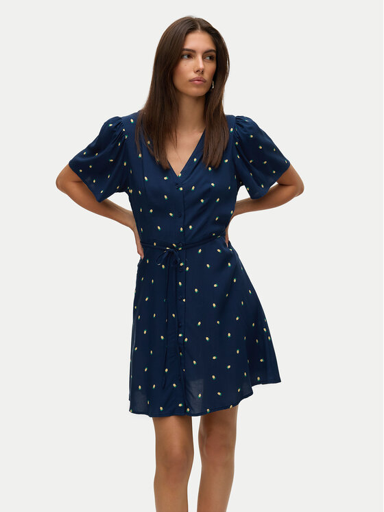 Vero Moda Vero Moda Nyári ruha Alba 10292845 Sötétkék Regular Fit