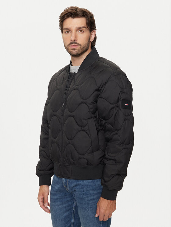 Tommy Hilfiger Bomber MW0MW37341 Nero Regular Fit Modivo