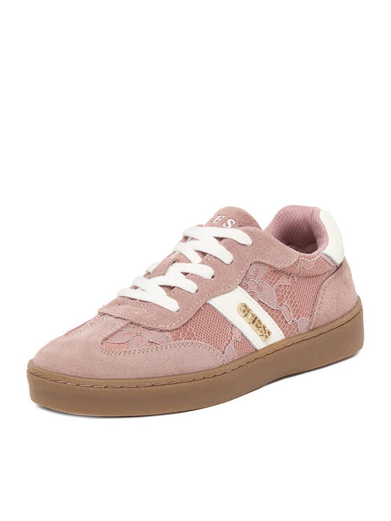 Guess Guess Sneakersy CEO-AVO-LACE Różowy