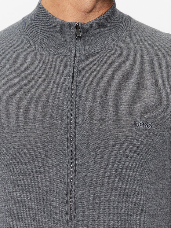 BOSS Boss Kardigan Balonso-L 50476347 Szary Regular Fit