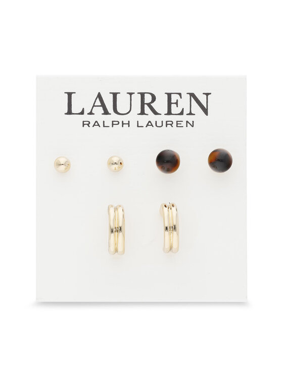 Lauren Ralph Lauren 3 porų auskarų rinkinys 14G00032 Auksinė